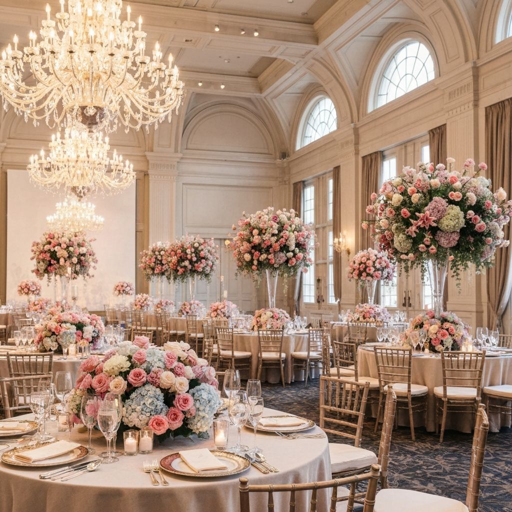 Wedding hall amenities